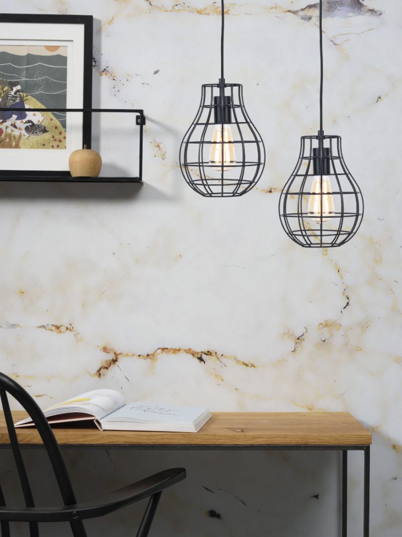 Metalen zwarte retro hanglamp It's About RoMi Pittsburgh - Afbeelding 9