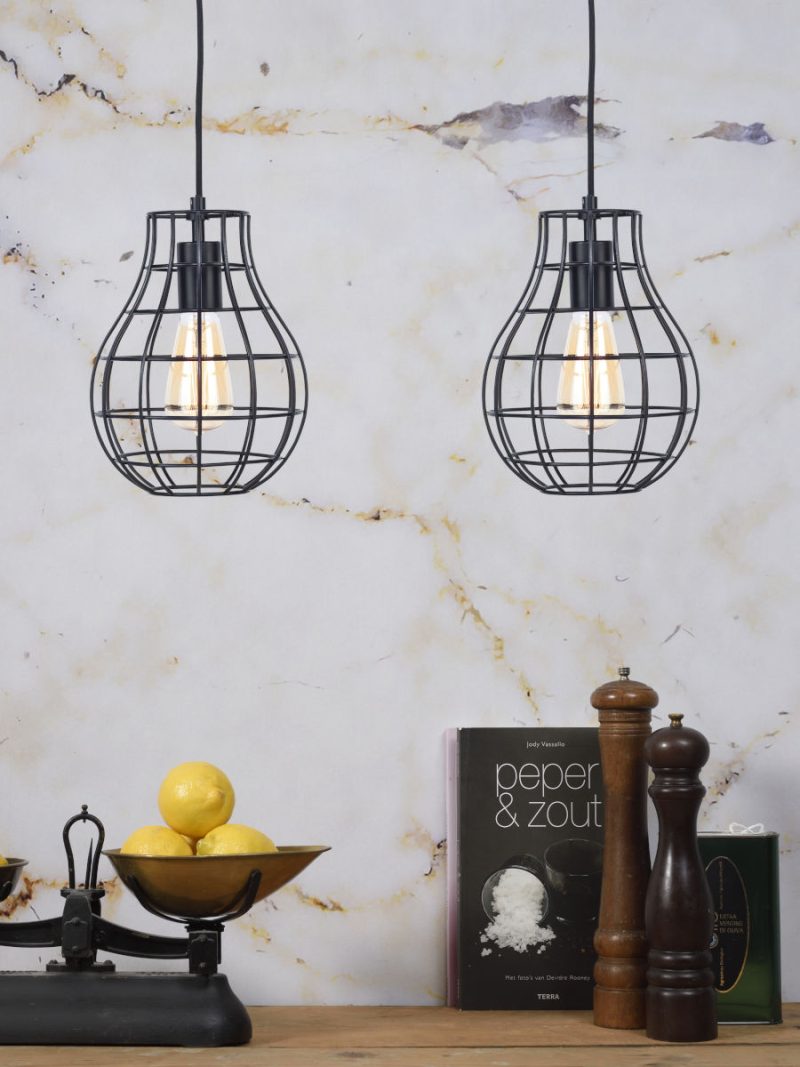 Metalen zwarte retro hanglamp It's About RoMi Pittsburgh - Afbeelding 10