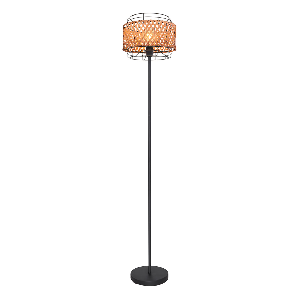 globo-vloerlamp-gina-zwart-metaal-ø30cm-e27-15668s-1