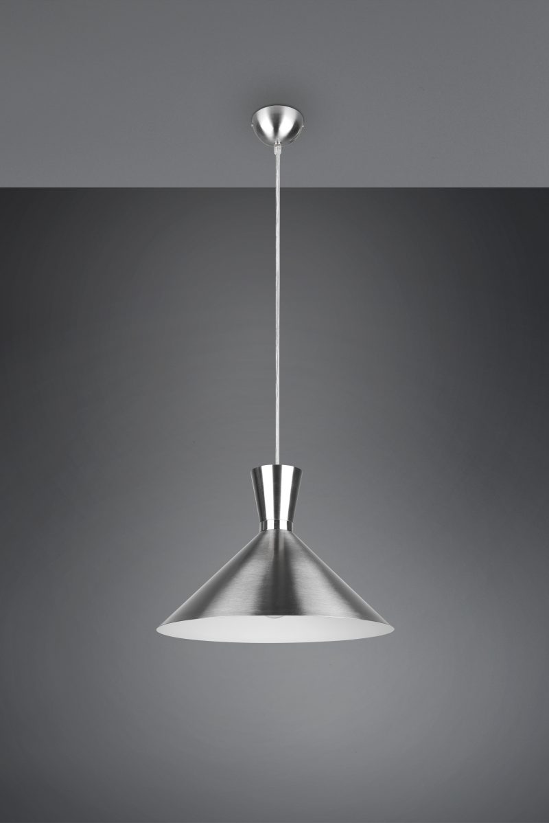 Minimalistische veelvormige design hanglamp nikkel Enzo - Afbeelding 3