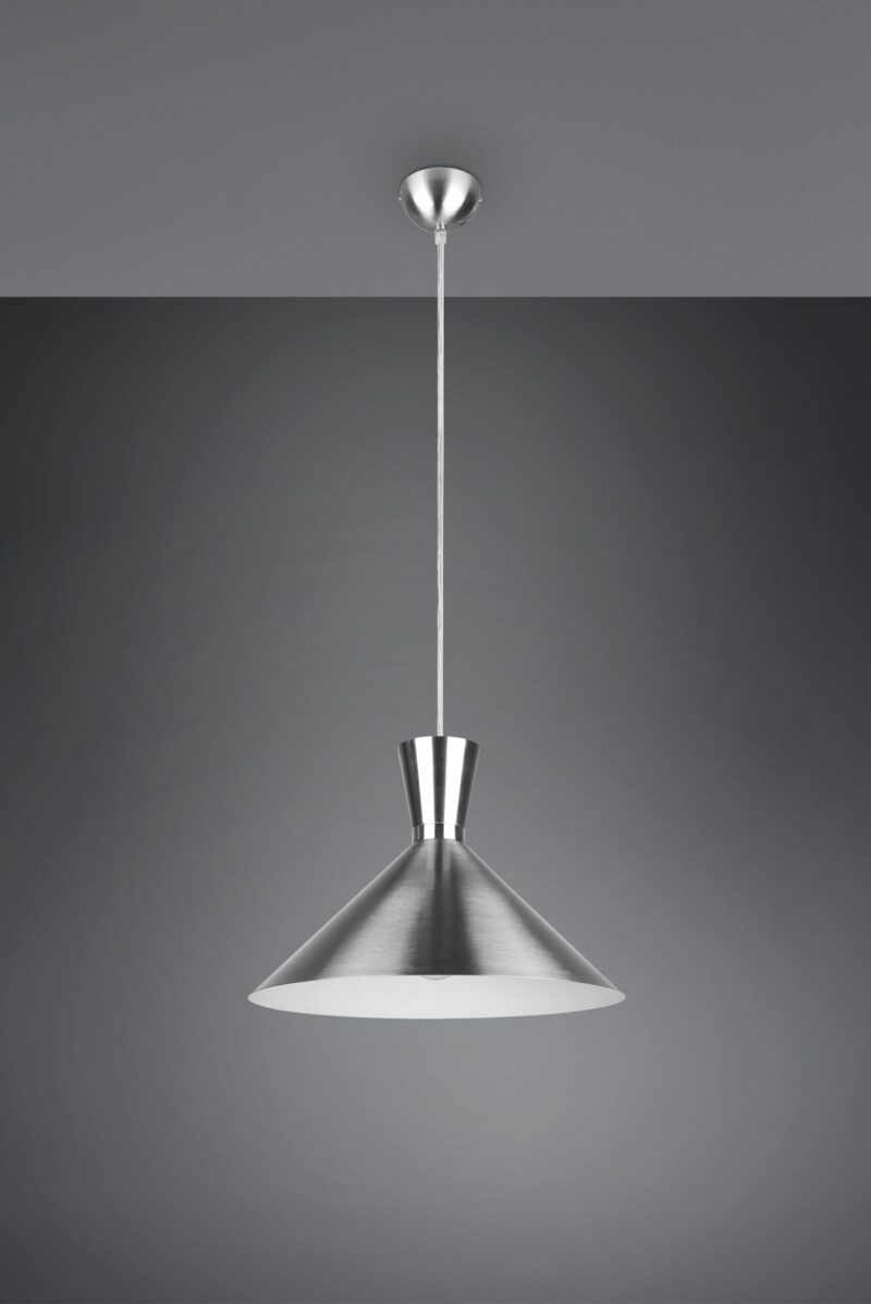 Minimalistische veelvormige design hanglamp nikkel Enzo - Afbeelding 3