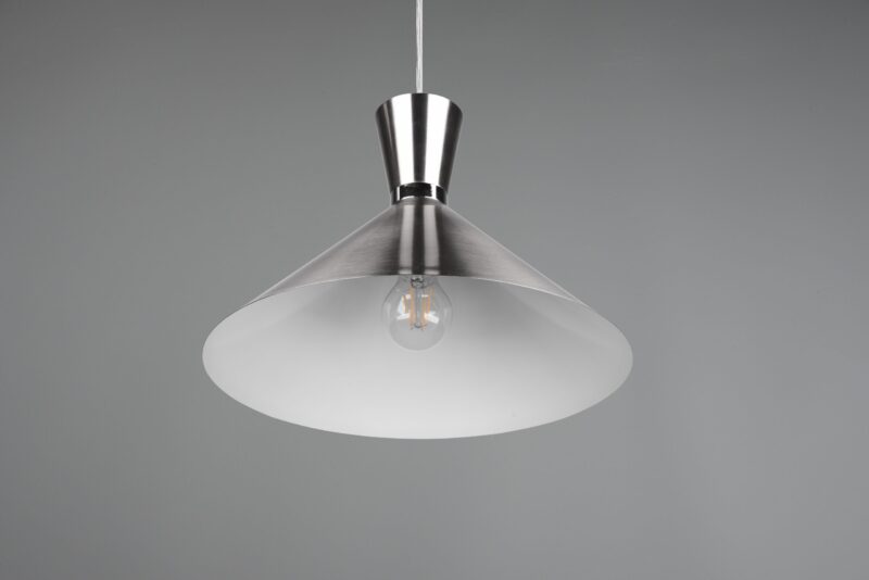 Minimalistische veelvormige design hanglamp nikkel Enzo - Afbeelding 4