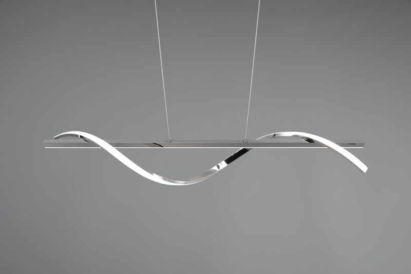 Modern design zilveren hanglamp Isabel - Afbeelding 2