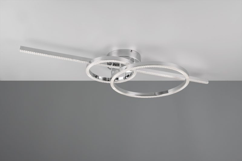 Modern design zilveren plafonnière Montilla - Afbeelding 4