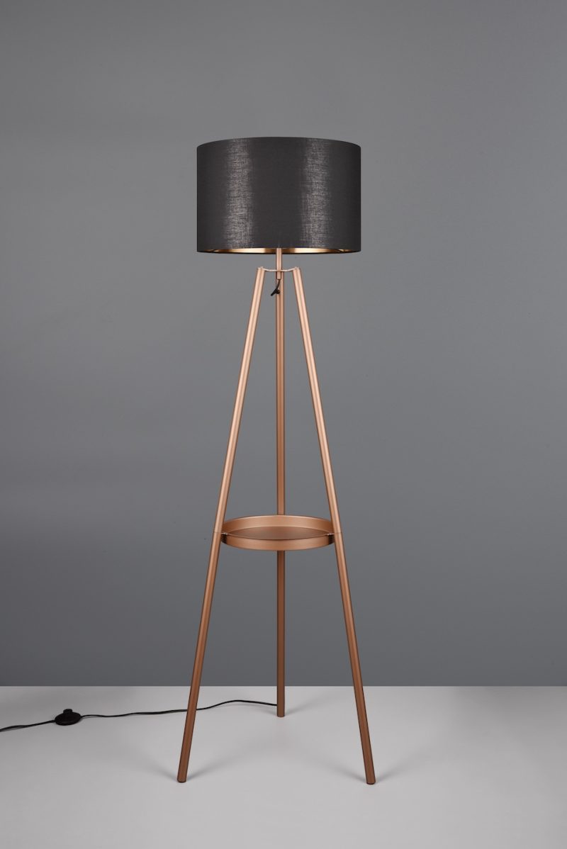 Modern-klassieke zwarte vloerlamp regisseurslamp Colette - Afbeelding 4