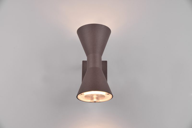 Moderne aluminium bruine wandlamp Ardas - Afbeelding 2