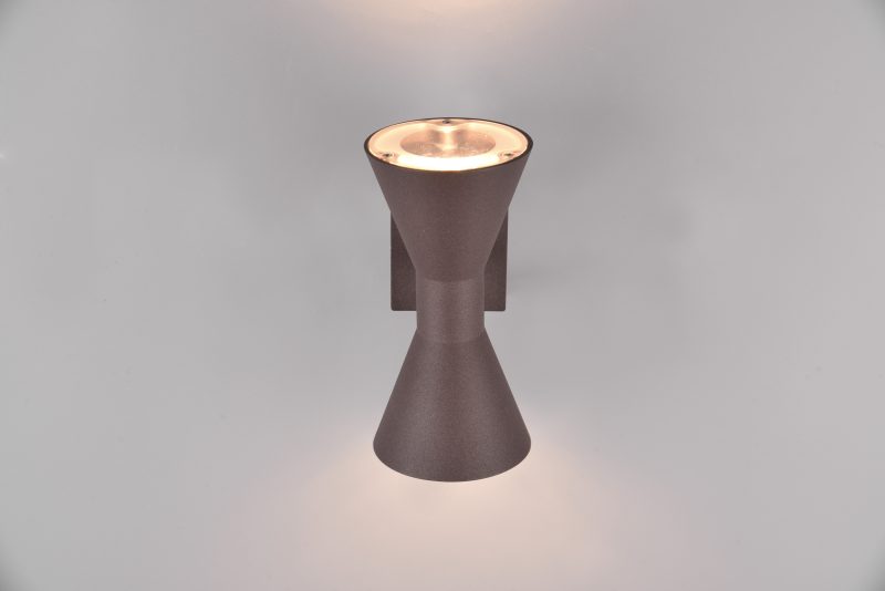 Moderne aluminium bruine wandlamp Ardas - Afbeelding 3