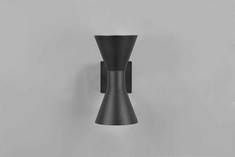 Moderne aluminium wandlamp zwart Ardas - Afbeelding 5