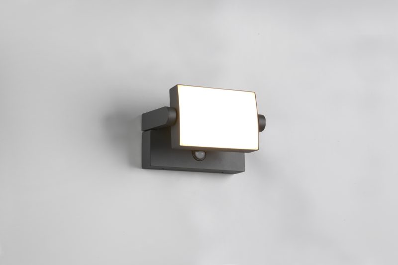 Moderne antracieten wandlamp rechthoekig Kansas - Afbeelding 2