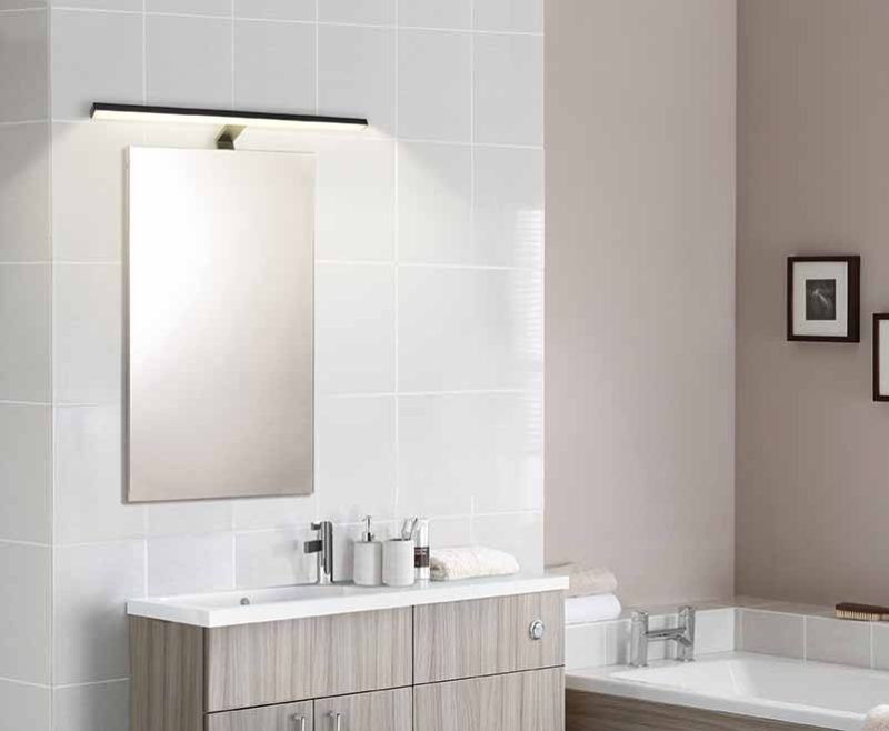 Moderne balk zwarte wandlamp Globo Jaime - Afbeelding 3