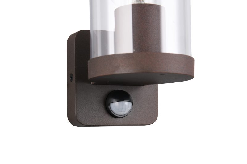 Moderne bruine buitenlamp rookglas Bonito - Afbeelding 2