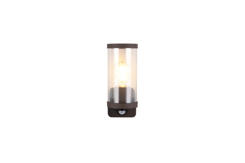 Moderne bruine buitenlamp rookglas Bonito - Afbeelding 3