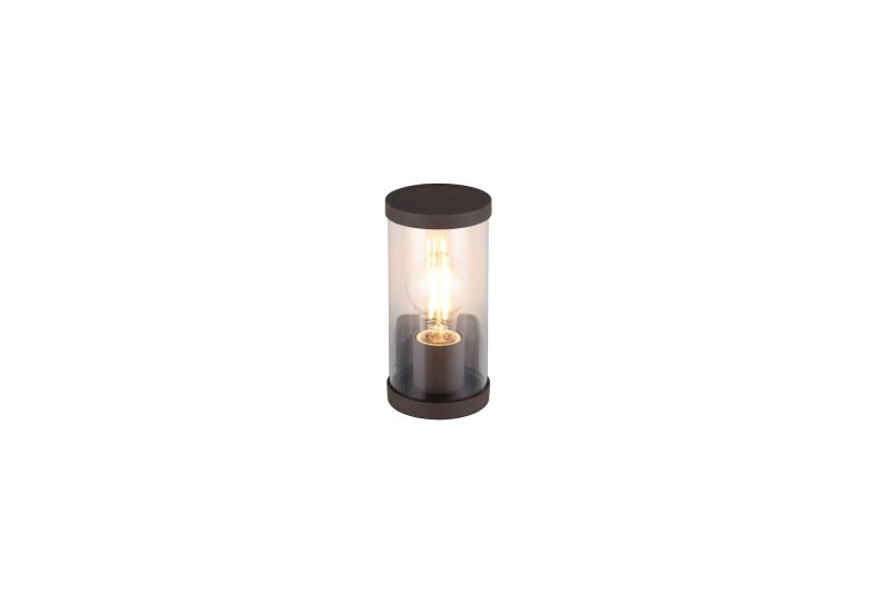 Moderne bruine buitenlamp rookglas Bonito - Afbeelding 5