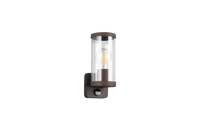 Moderne bruine buitenlamp rookglas Bonito - Afbeelding 6