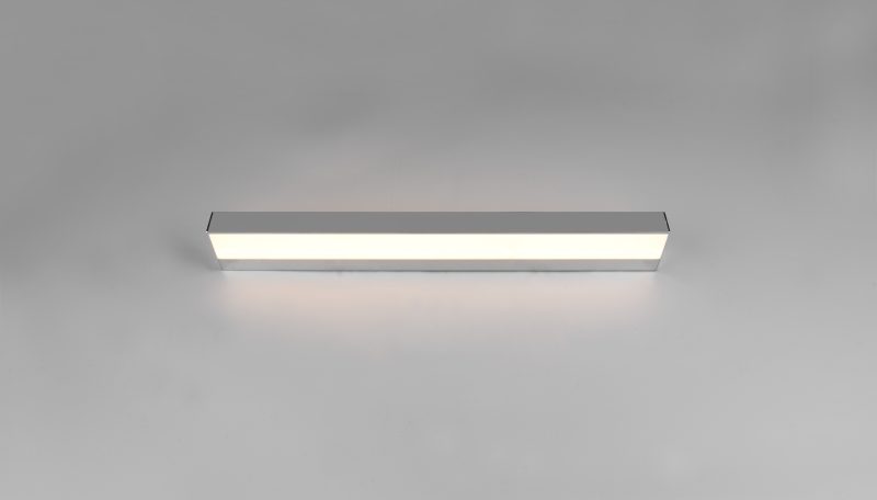 Moderne chromen wandlamp aluminium Rocco - Afbeelding 2
