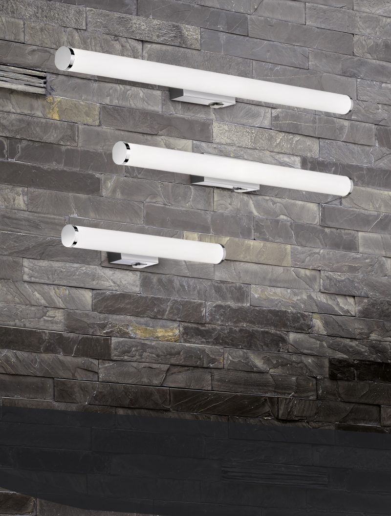 Moderne chromen wandlamp metaal Mattimo - Afbeelding 2