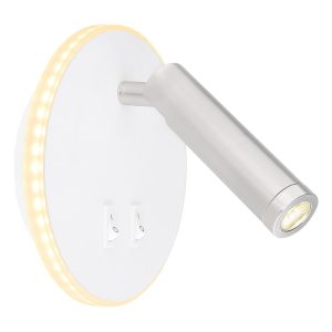 moderne-cilindervormige-wandlamp-wit/nikkel-globo-many-78405w