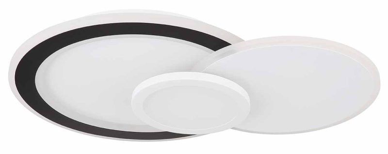 Moderne cirkels witte plafondlamp Globo Gisell - Afbeelding 2