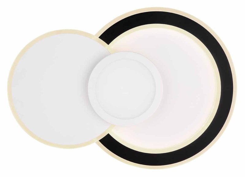 Moderne cirkels witte plafondlamp Globo Gisell - Afbeelding 3