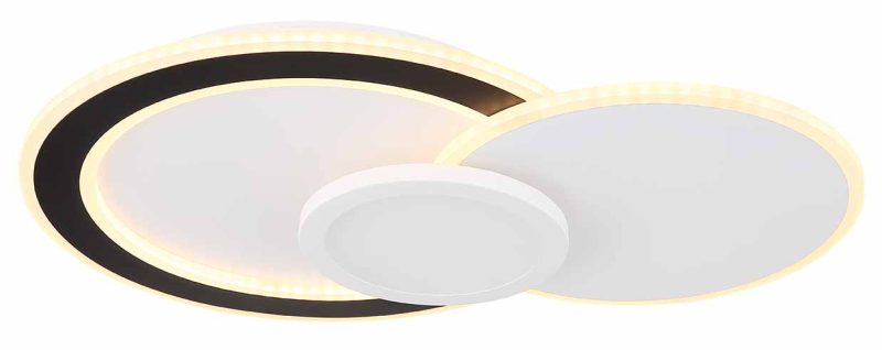 Moderne cirkels witte plafondlamp Globo Gisell - Afbeelding 4