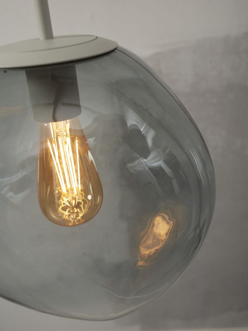 Moderne hanglamp grijs metaal-glas It's About RoMi Helsinki - Afbeelding 4