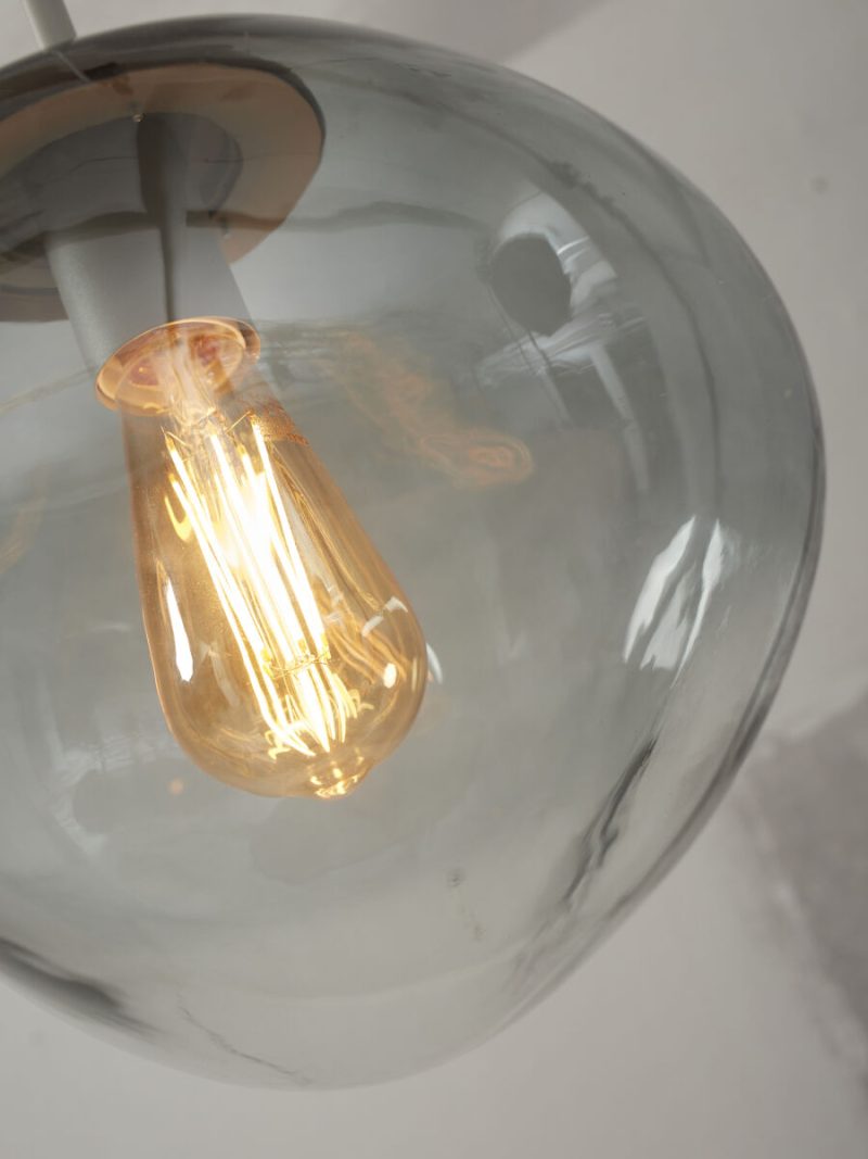 Moderne hanglamp grijs metaal-glas It's About RoMi Helsinki - Afbeelding 7