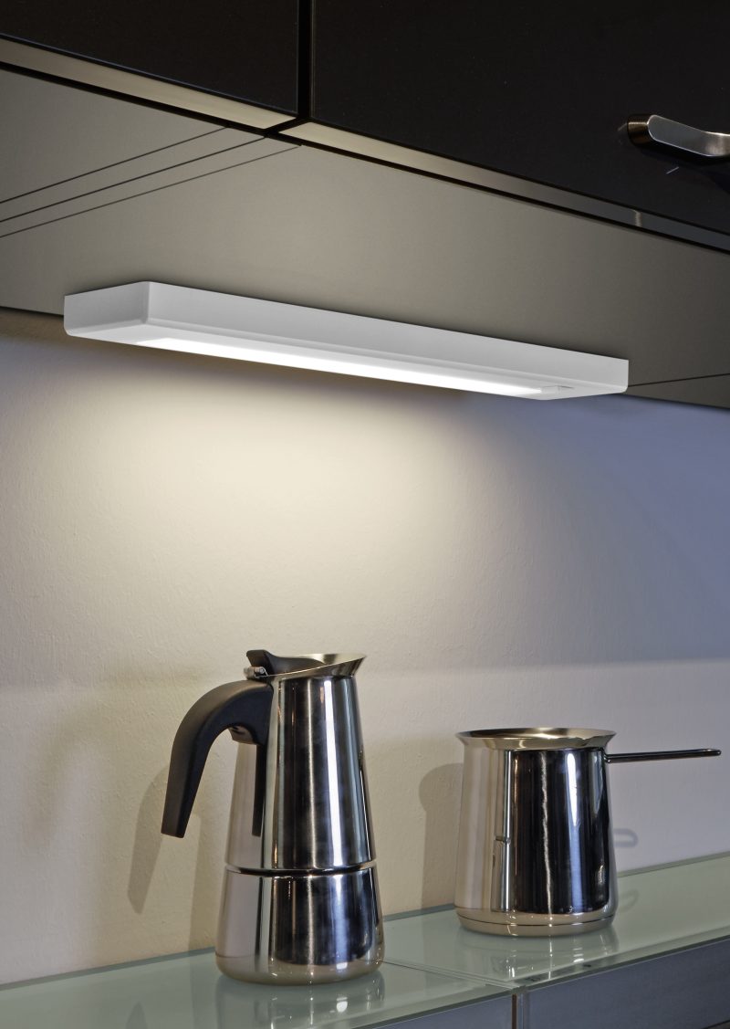 Moderne kunststof witte wandlamp Alino - Afbeelding 2