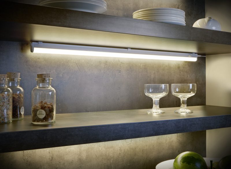Moderne langwerpige witte wandlamp Ramon - Afbeelding 2
