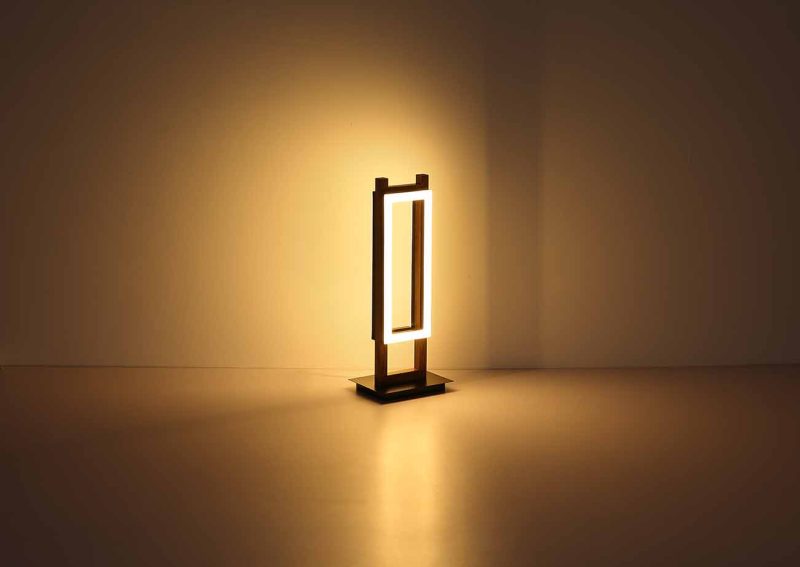 Moderne langwerpige zwarte wandlamp Globo Illa - Afbeelding 3