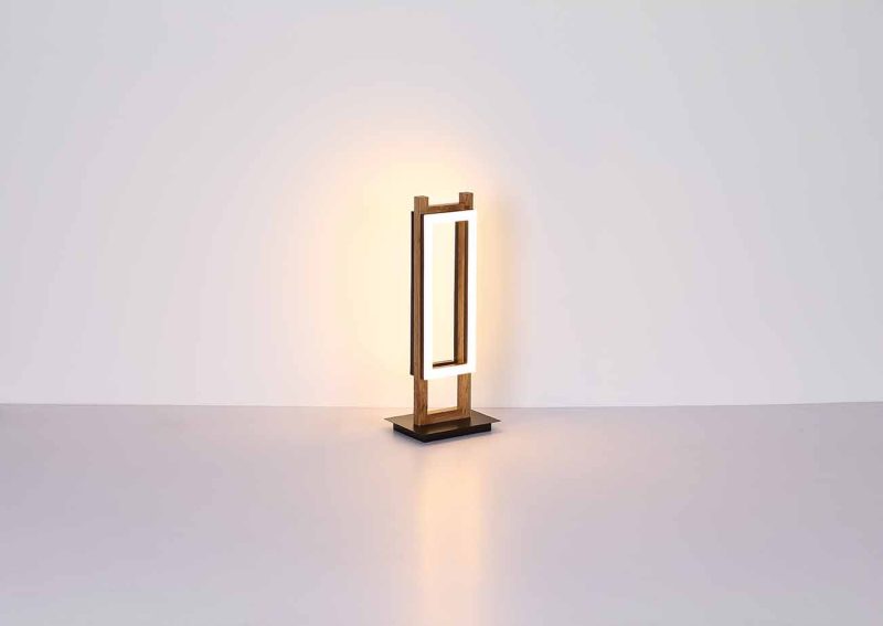 Moderne langwerpige zwarte wandlamp Globo Illa - Afbeelding 4