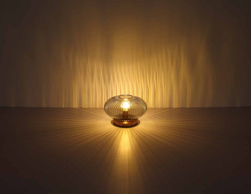 Moderne messing tafellamp metaal Globo Normy - Afbeelding 4