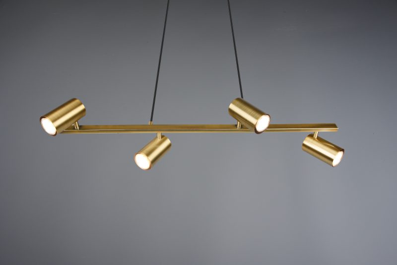 Moderne metalen hanglamp brons Marley - Afbeelding 2