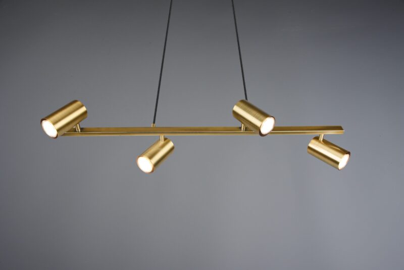 Moderne metalen hanglamp brons Marley - Afbeelding 2