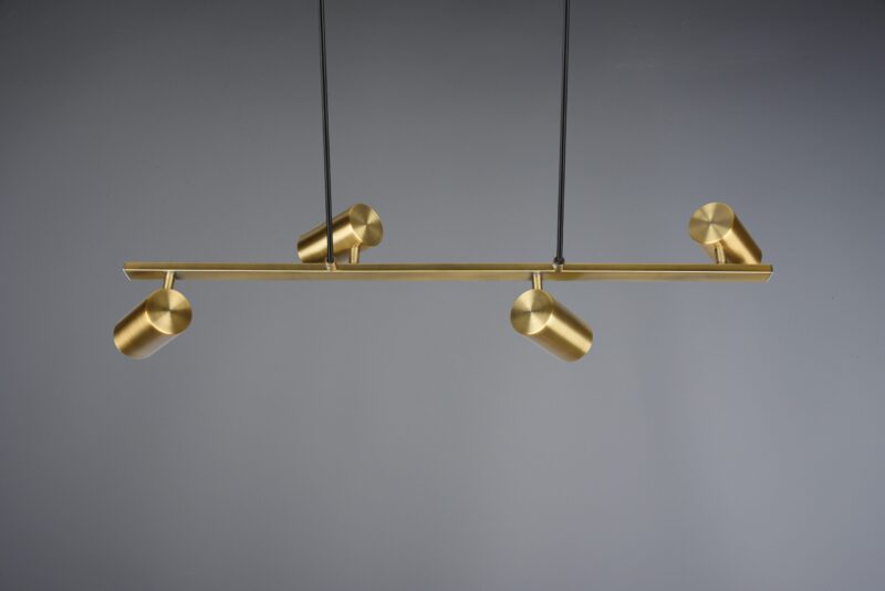 Moderne metalen hanglamp brons Marley - Afbeelding 3