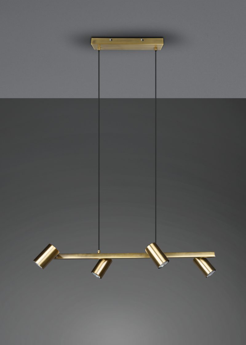 Moderne metalen hanglamp brons Marley - Afbeelding 5