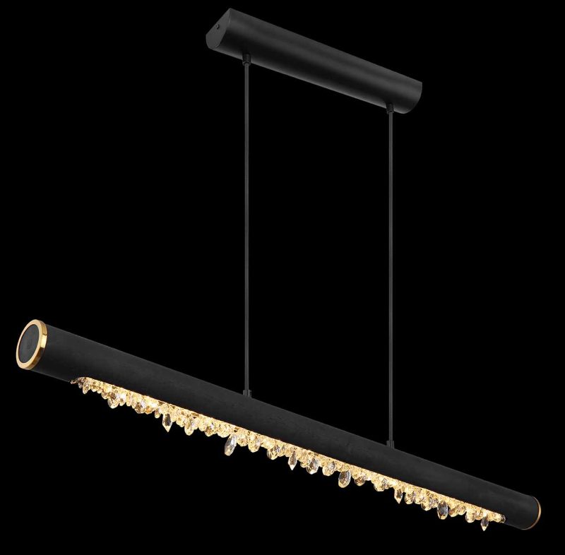Moderne metalen hanglamp zwart Globo Felicitas - Afbeelding 4