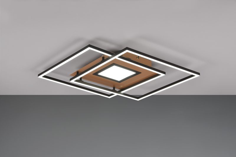 Moderne metalen messing plafonnière Via - Afbeelding 2