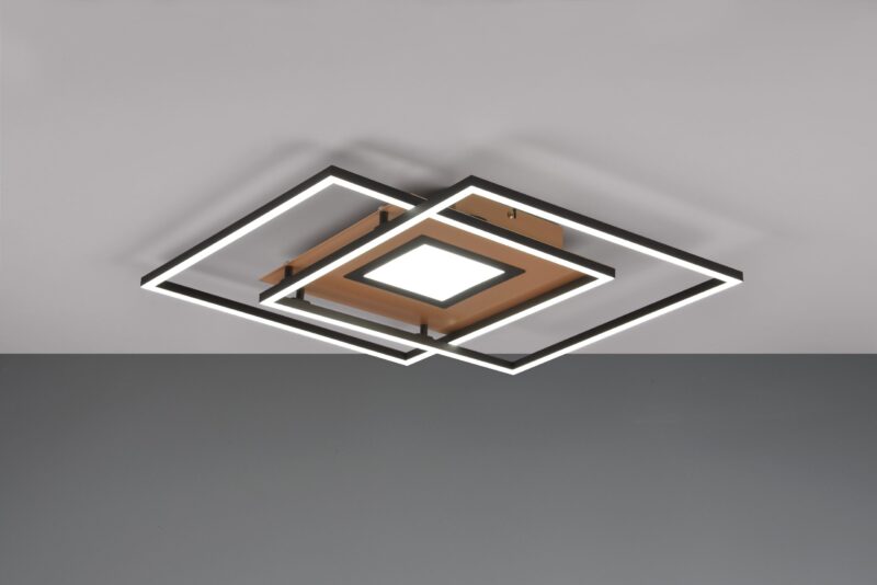 Moderne metalen messing plafonnière Via - Afbeelding 2