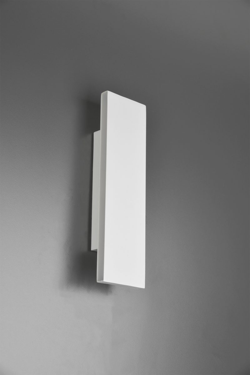 Moderne metalen witte wandlamp Concha - Afbeelding 5