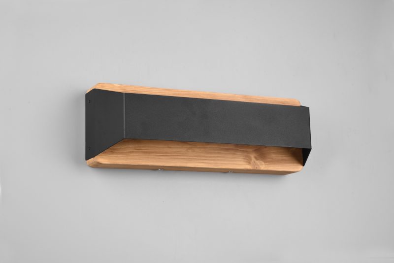 Moderne metalen zwarte wandlamp Arino - Afbeelding 4