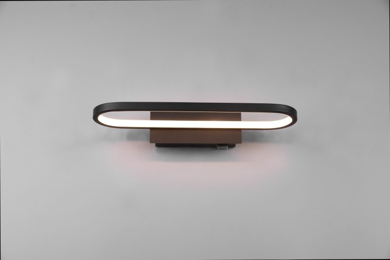 Moderne metalen zwarte wandlamp Gianni - Afbeelding 4