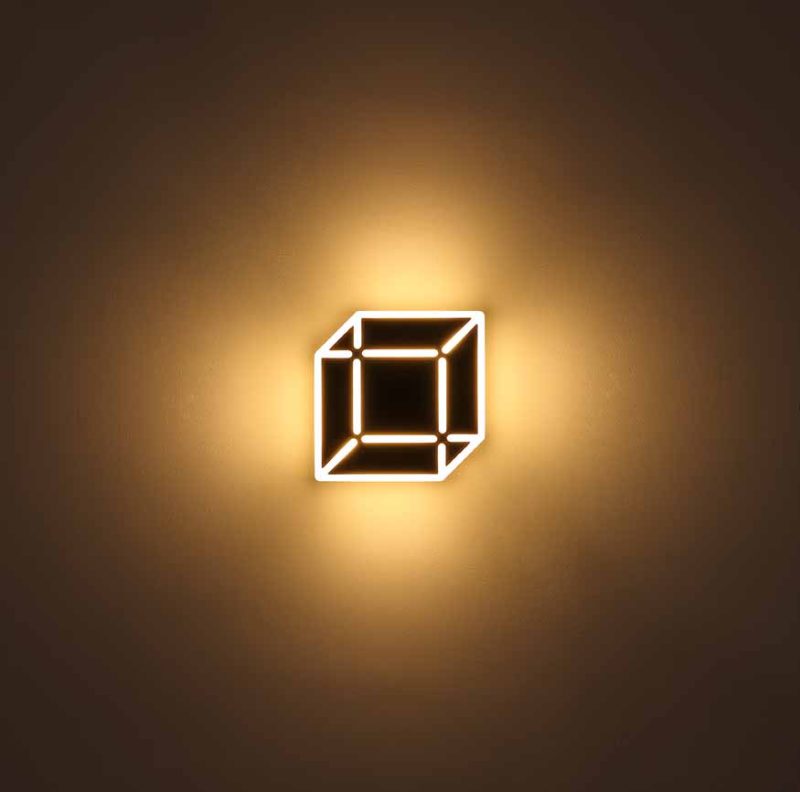 Moderne metalen zwarte wandlamp Globo Xolli - Afbeelding 3