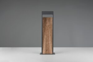 Alternative view of Moderne naturel aluminium vloerlamp Salmon