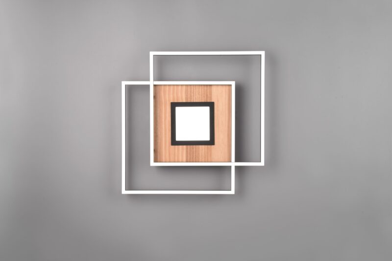 Moderne naturel houten plafonnière Via - Afbeelding 3