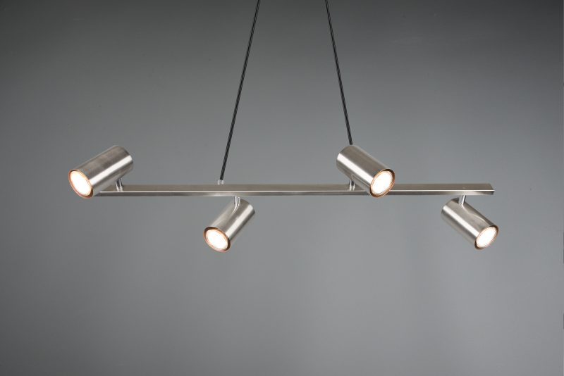 Moderne nikkelen metalen hanglamp Marley - Afbeelding 2