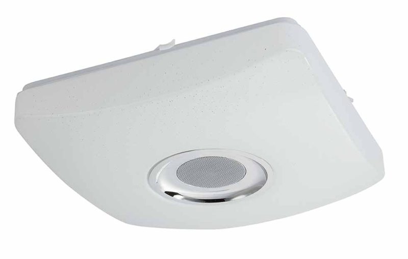 Moderne plastic plafondlamp vierkant Globo Ayleen - Afbeelding 2