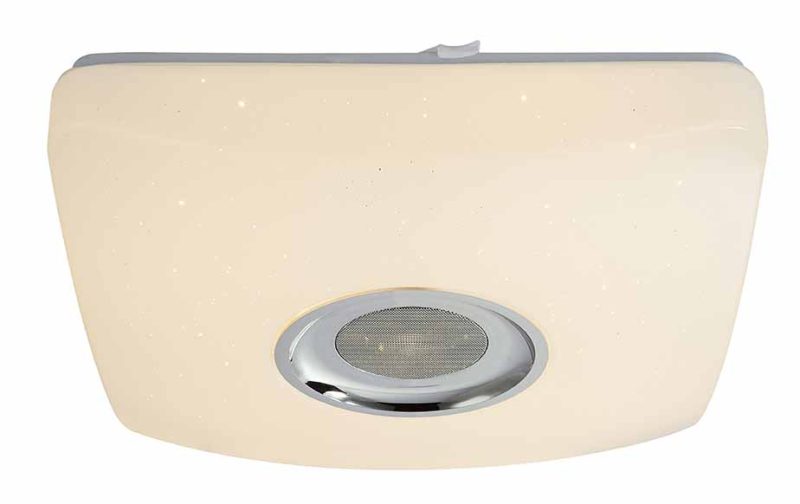 Moderne plastic plafondlamp vierkant Globo Ayleen - Afbeelding 3