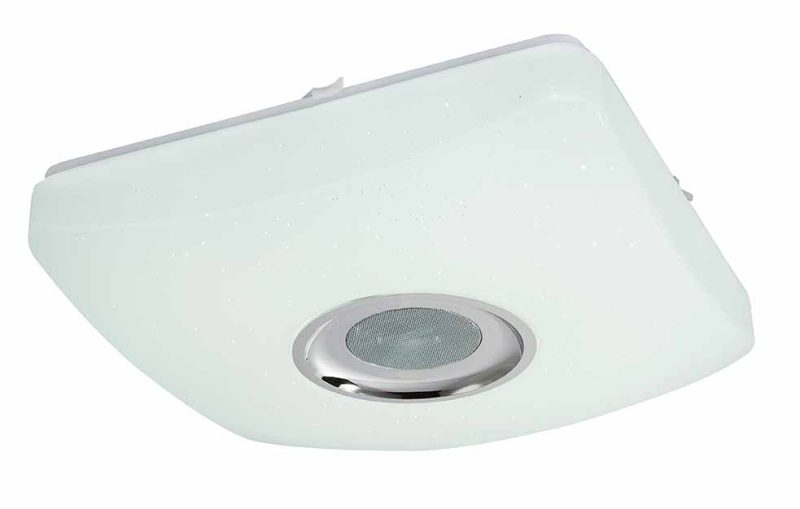 Moderne plastic plafondlamp vierkant Globo Ayleen - Afbeelding 5