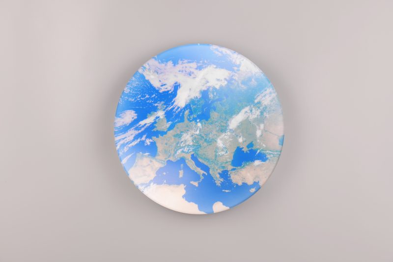 Moderne ronde plafonnière wereldbol Terra - Afbeelding 3