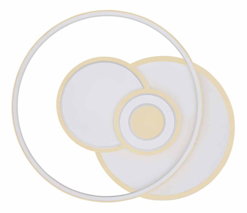 Moderne ronde witte plafondlamp Globo Roderick - Afbeelding 3